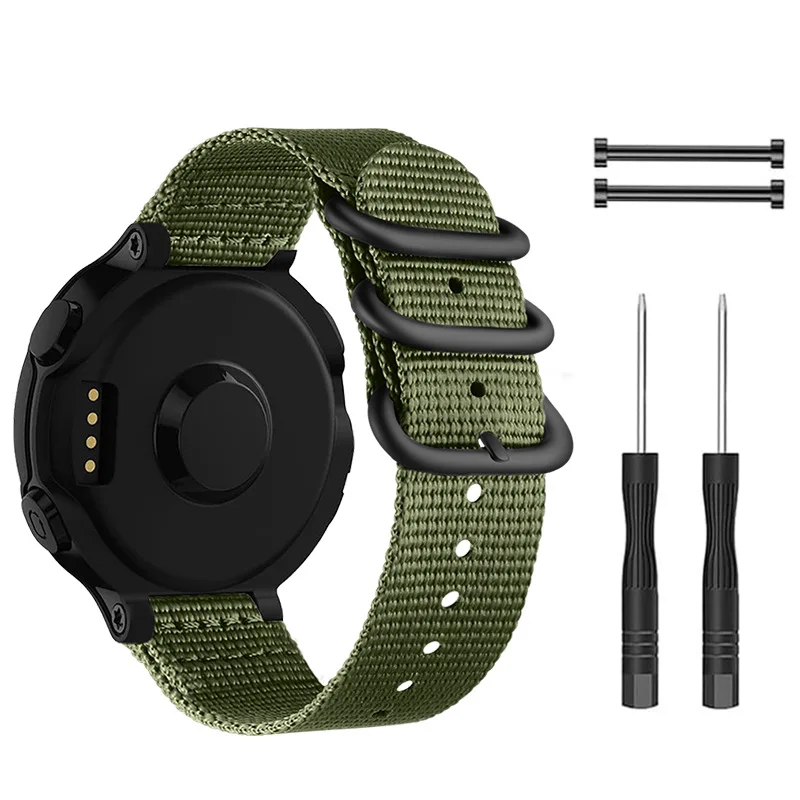 nylon canvas watch strap for Garmin forerunner Convex mouth series forerunner220 230 235 620 735XT watchband Bracelet Wristband