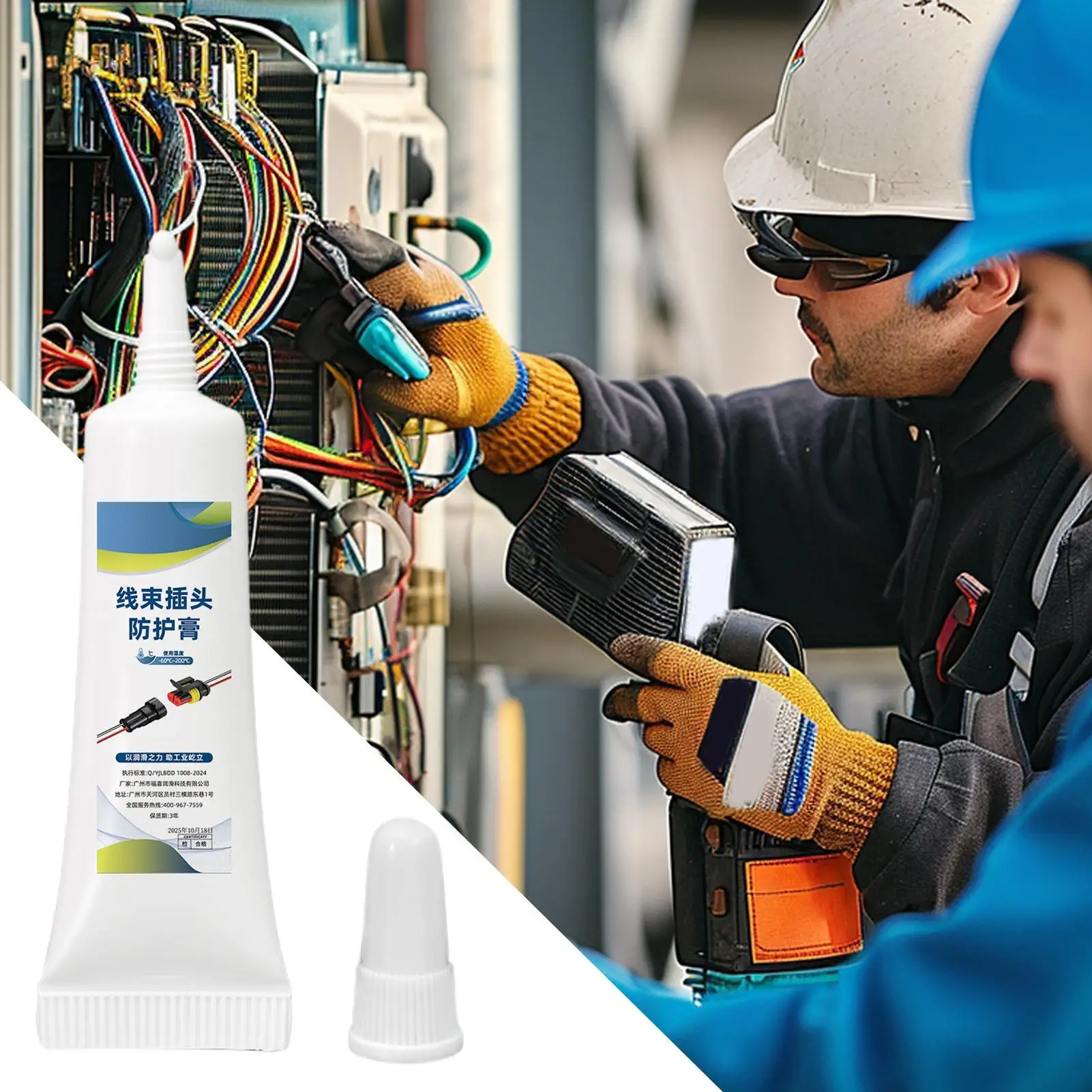 

Диэлектрическая смазка для клемм аккумулятора 5г, антикоррозийная токопроводящая паста для автомобильной электрики, предотвращает коррозию на соединениях грузовиков