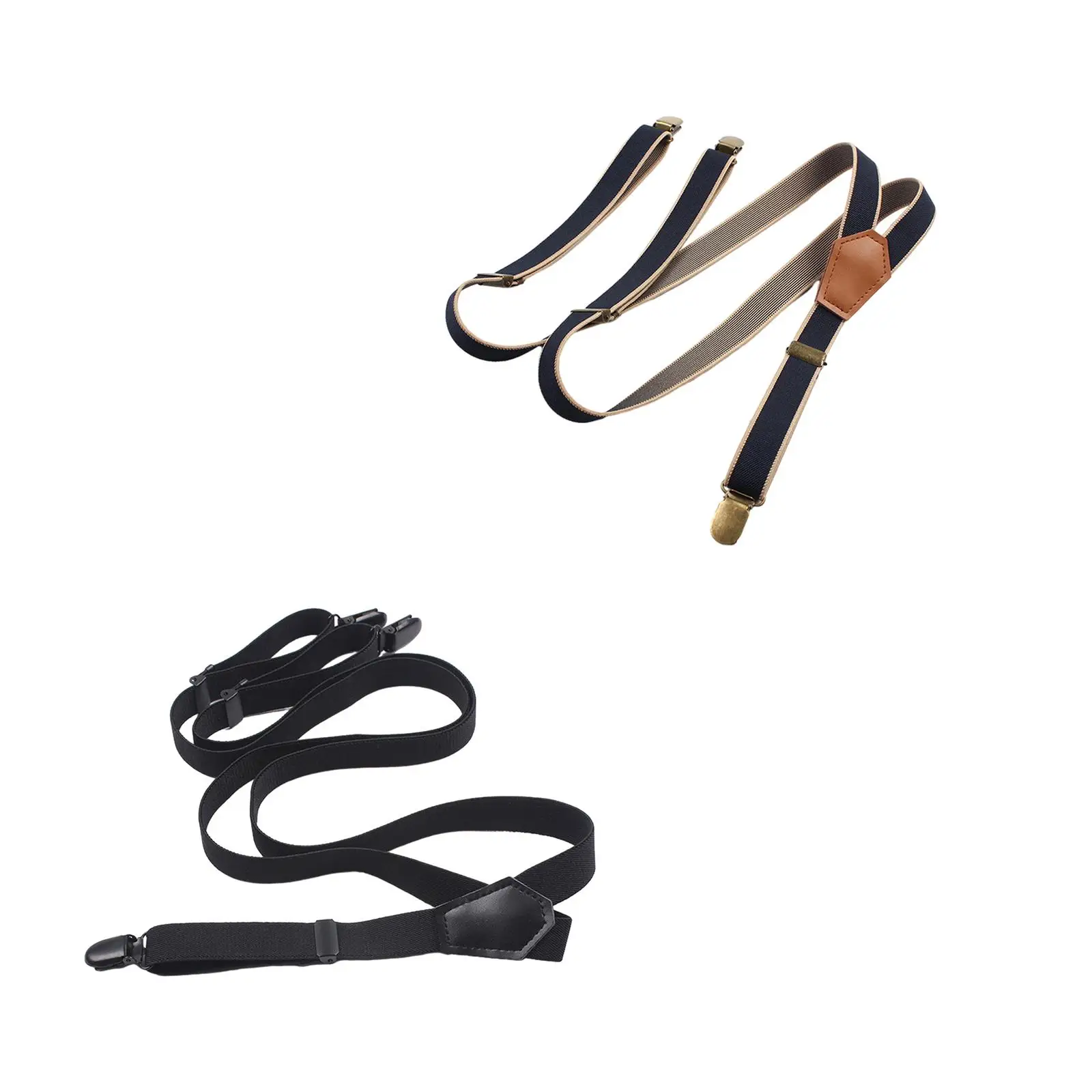 Suspenders for Men Belt Fashion Elastic Trouser Pants Braces with 3 Hooks for Formal Events Business Wedding Costume Pants