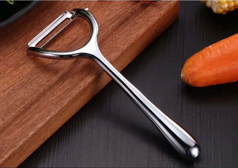 

Fruit Vegetable Peeler Zinc Alloy Potato Peeler Zester Sharp Serrated Blade Apple Carrot Peeler Slicer Grater OK 0736