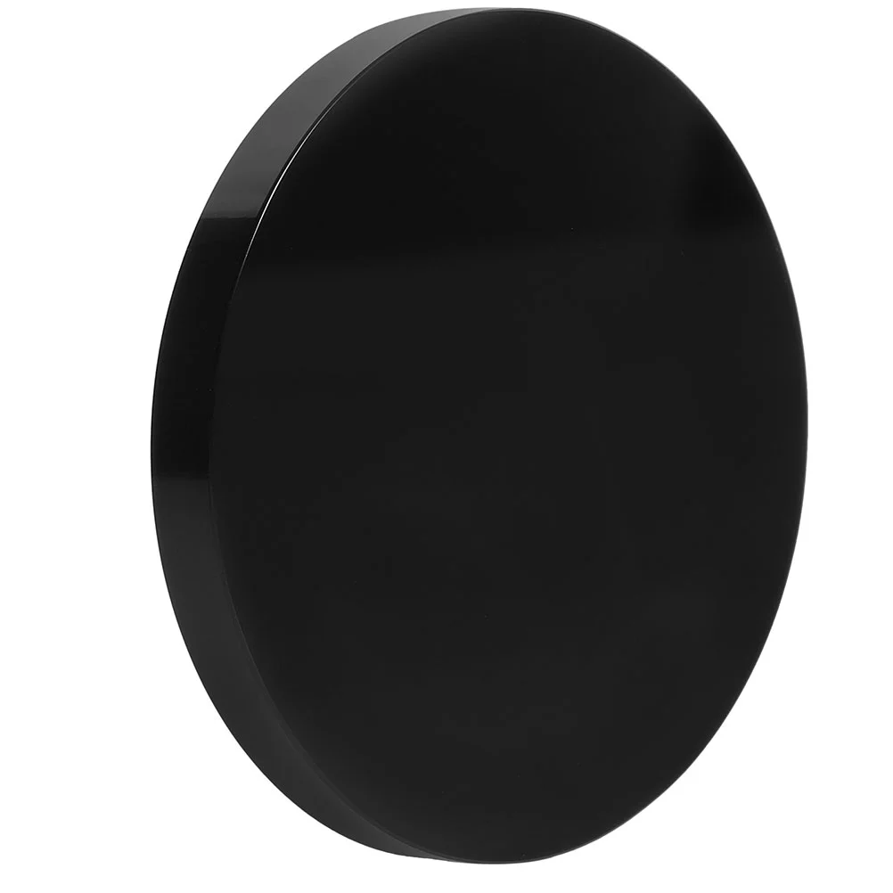 Obsidian Divining Mirror Round Mirrors Stone Divination Decorative Decorate Gothic Black Plate Modern Accents