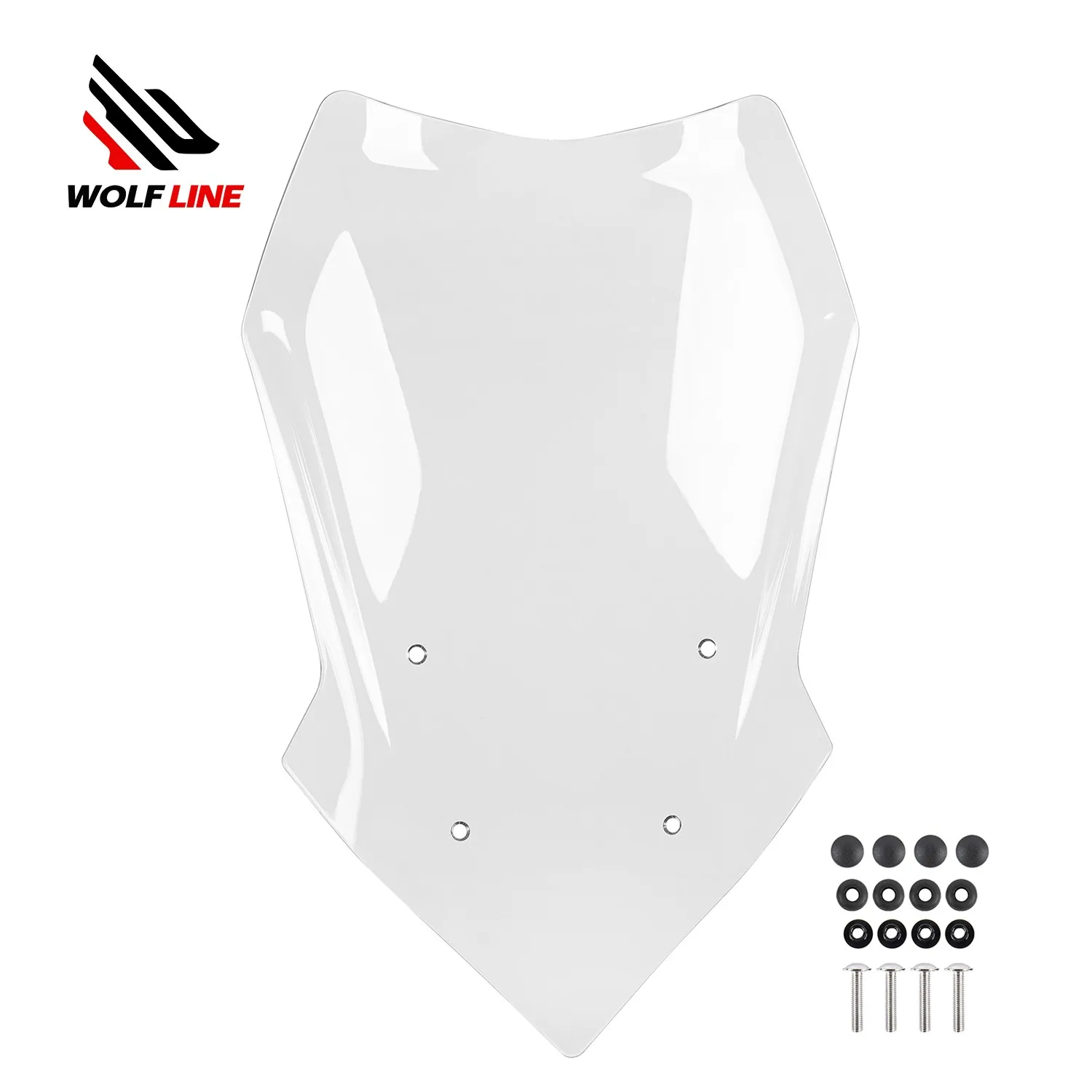 WOLFLINE Klare Windschutzscheibe für Yamaha Tracer 900 GT 2018-2020 & Tracer 9 GT 2021-2023 Windabweiser Visier Zubehör