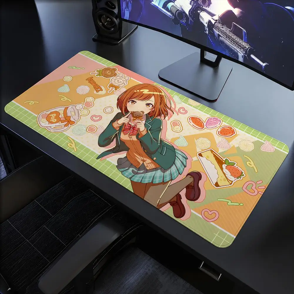 Project Sekai Birthday Full Character 25-ji Nightcord De PJSK Mouse Pad Anti-Slip Rubber Base Extended Desk Mat For Gamer Office