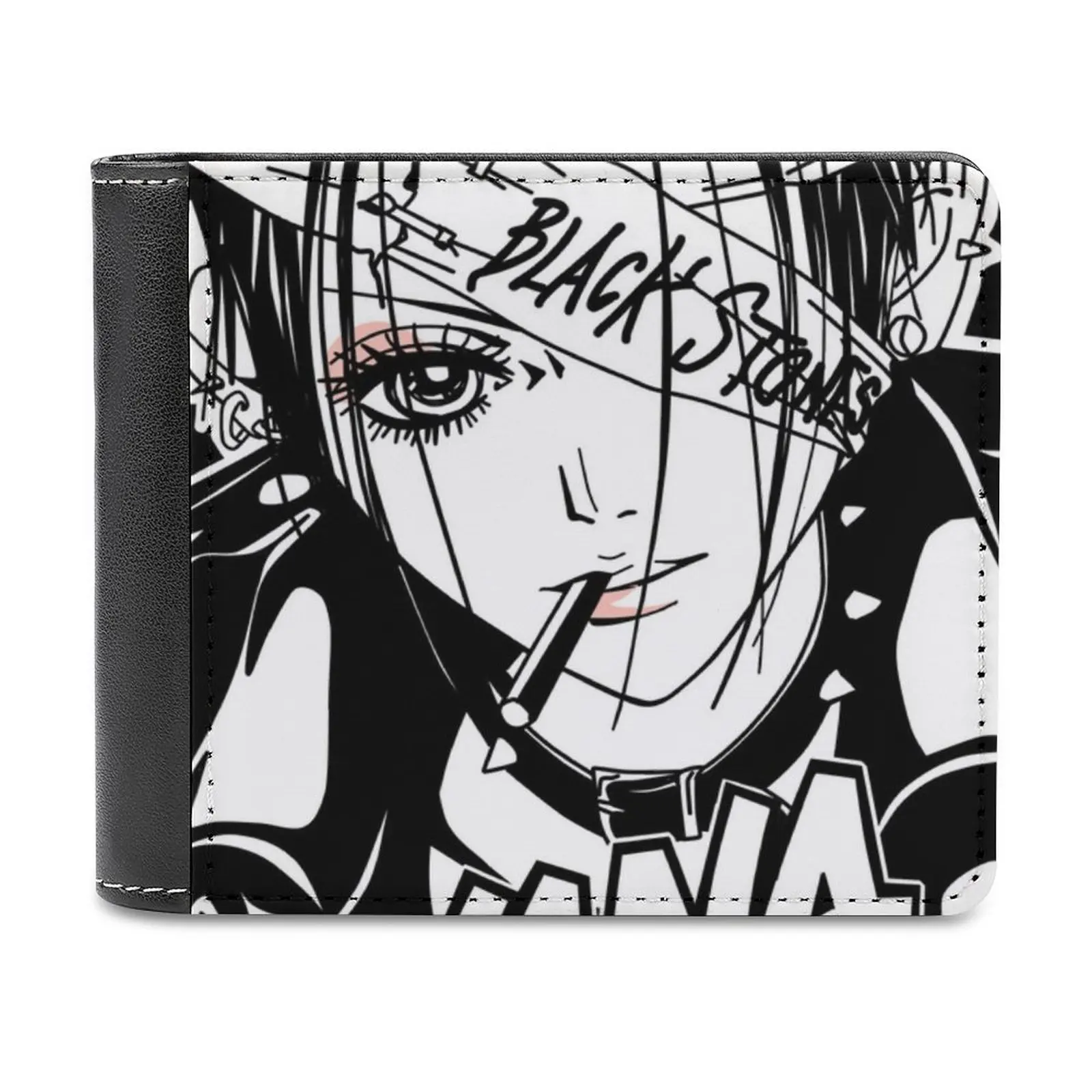 Nana New Men Wallets Pu Leather Men Purse High Quality Male Wallet Nana Ai Yazawa Paradise Kiss Nana Osaki Anime Manga Shojo