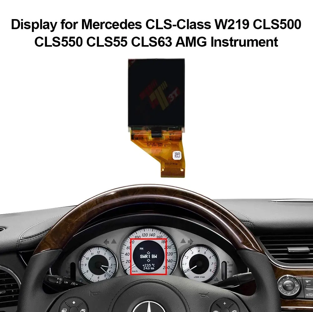LCD-Display für Mercedes E-Klasse E320 E350 E500 E55 E63 W211 CLK-Klasse W209 W219-A21KCLS-Klasse W219 Instrumentenersatz – Detail 4