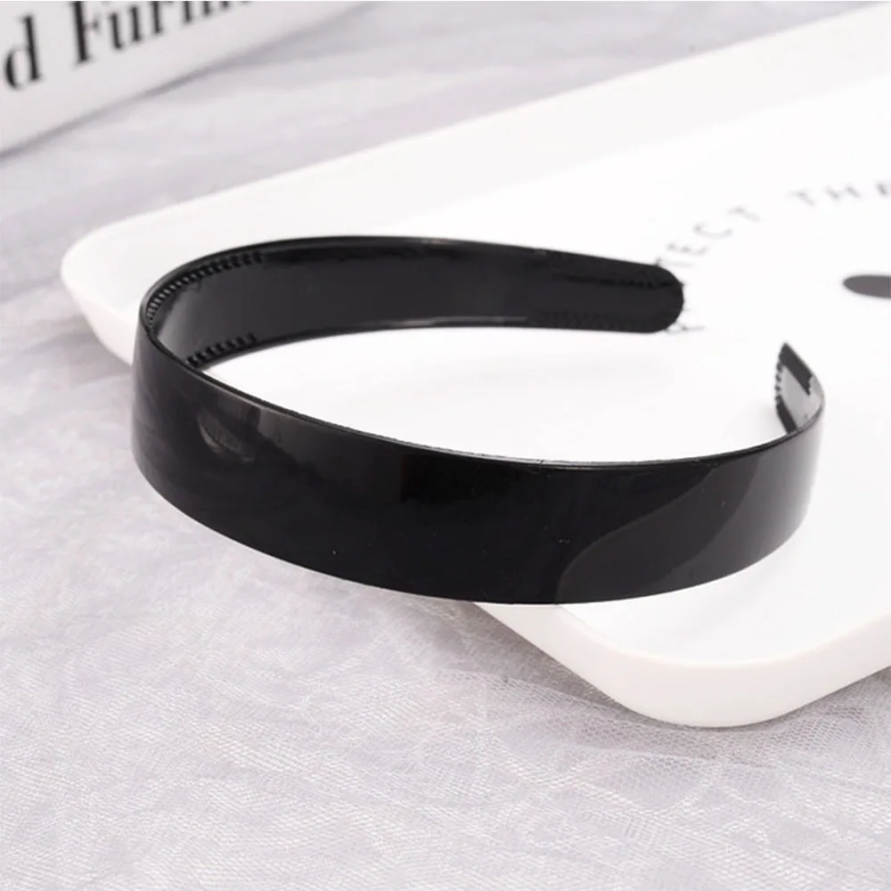 Resin Washing Mens Unisex Black Wavy Women Head Hoop Headband Hair Hoop Hair accessories