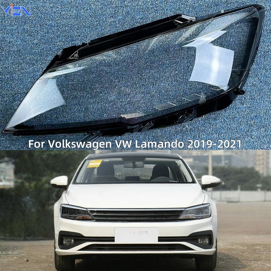 For Volkswagen VW Lamando 2019 2020 2021 Car Products Lampshade Headlight Cap Car Front Headlight Lens Cover Lights Shell