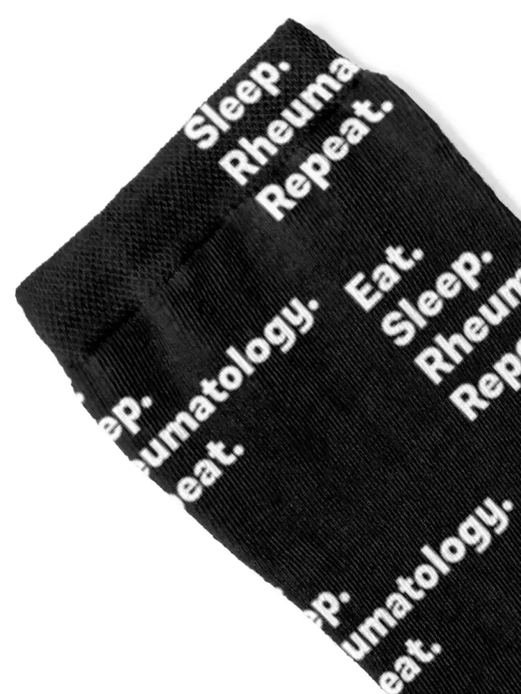 Eat Sleep Rheumatology Repeat Socks gym gift fashionable Stockings compression Socks For Women Men's