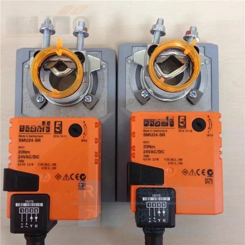 Electric air valve actuator SMU24-SR analog proportional control driver inlet
