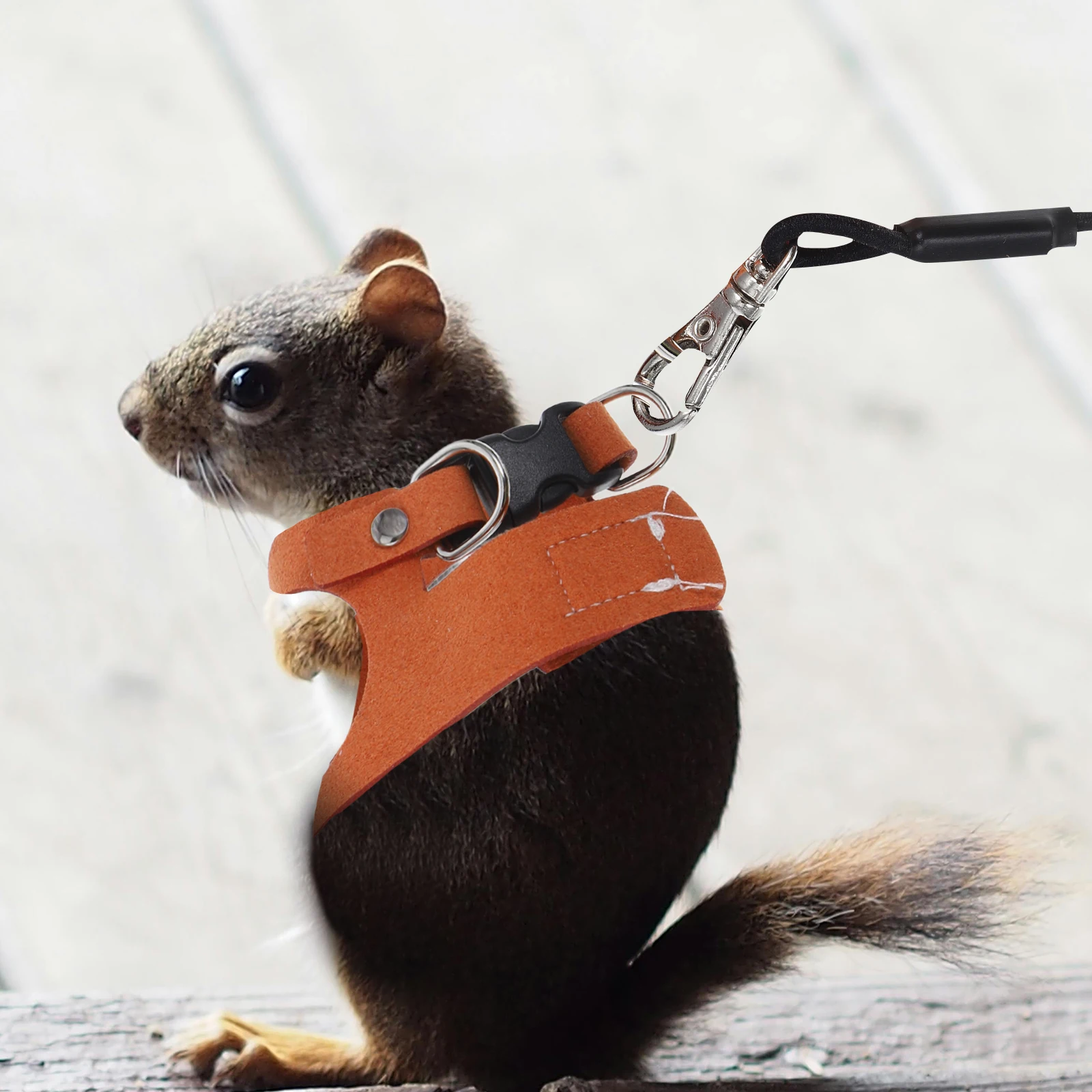 

Comfortable Pet Harness And Leash Set Durable Traction Rope For Squirrel Rabbit Hamster Rat Small Pets Chest Strap Walking Rope