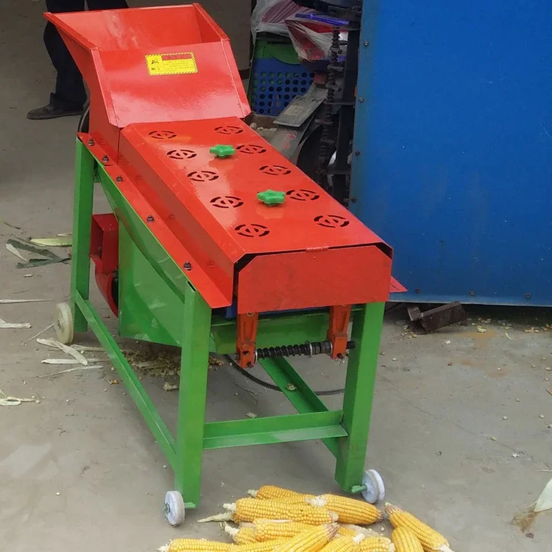 LXT Maize Skin Peeling Sheller Corn Dehusker Corn Husk Remover Machine Household and Farm Corn Peeling Machine