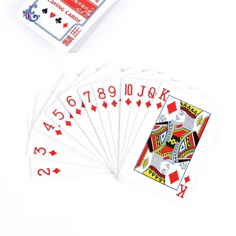 Naipes estándar impermeables 54 tamaño PVC King Poker Country juego de mesa de entretenimiento Soha para adultos 57X87mm