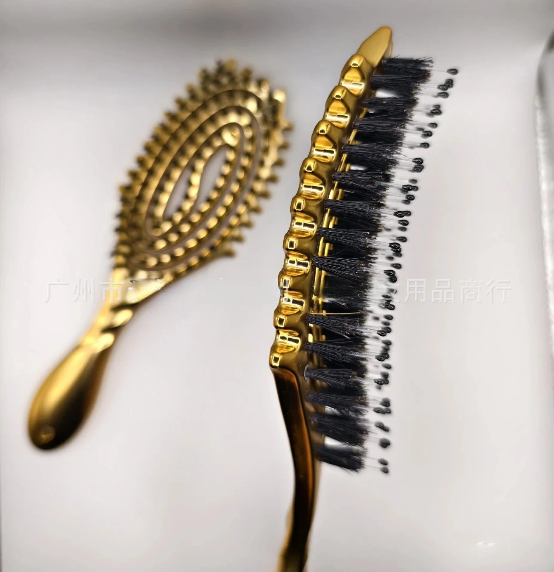 

Curls Define Styling Brush Boar Bristle Tangled Hair Comb Detangling Hair Brush Women Wet Curly Hair Combs Barber Styling Tools