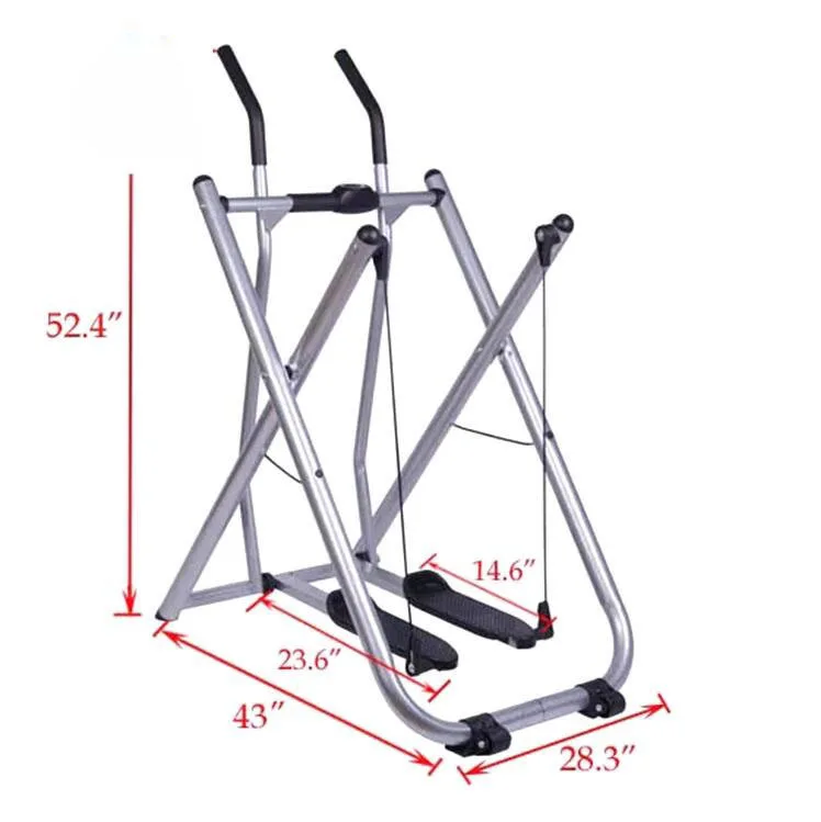 

Balance Spacewalker Pedal Machine with Heart Rate Legs Machine Home Fitness Equipment Front and Back Swing Trainer