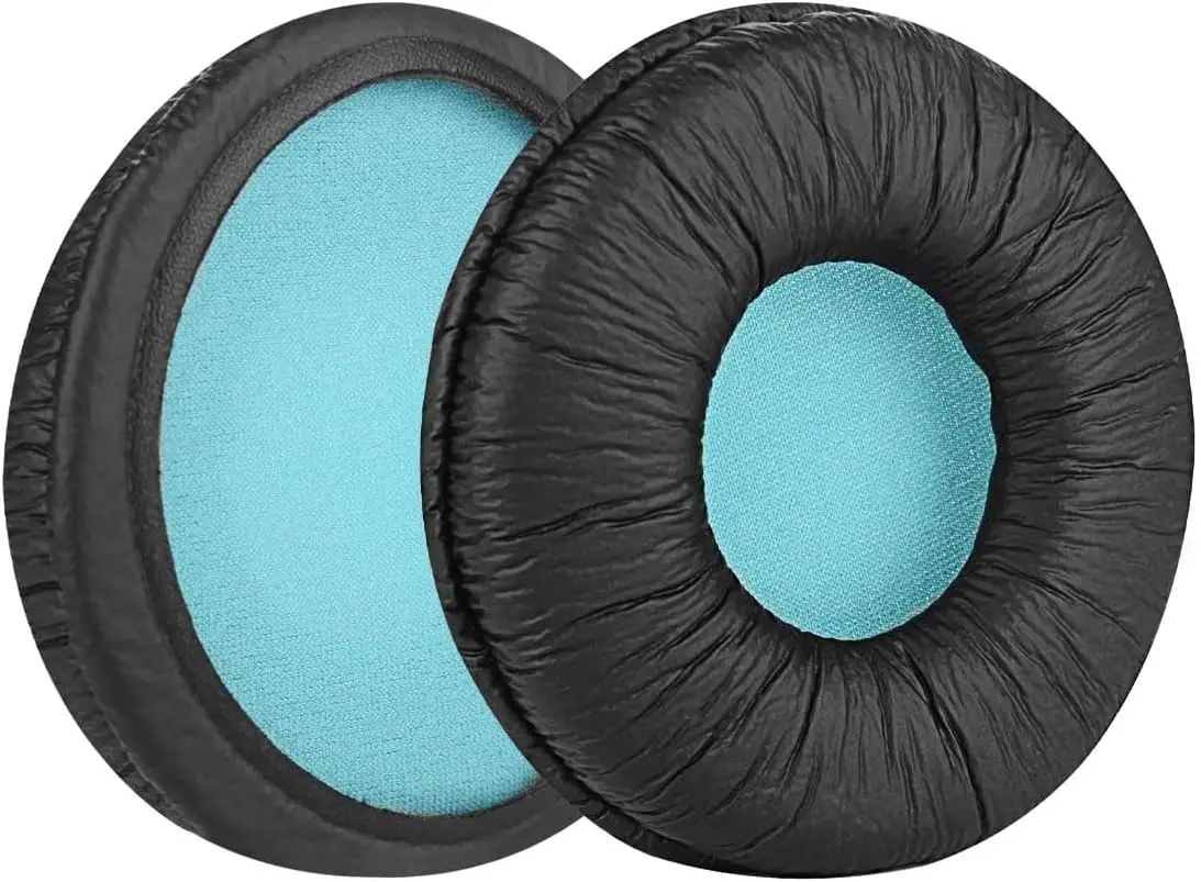 Almohadillas de repuesto para auriculares de MDR-V55, piezas de reparación de protectores para los oídos de PU, con proteína antiarrugas, compatibles con Sony MDR-V55 V500DJ, Somic E
