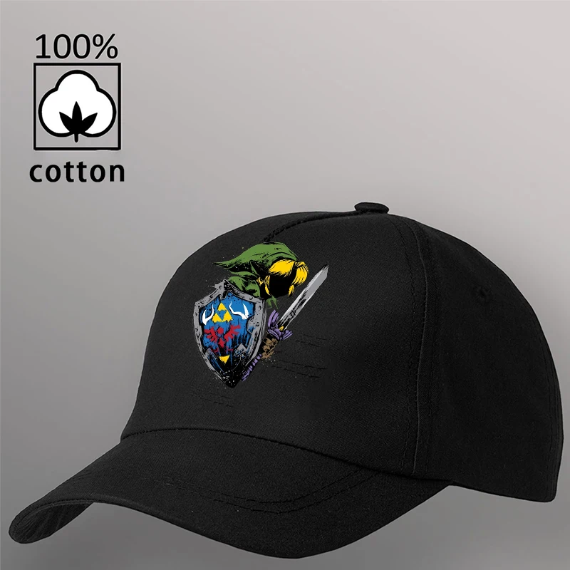 The Legend of Zeldas Baseball Cap for Women Men Summer Adjustable Sun Hat Boy Girl Anime Sunbonnet Adult Headgear Birthday Gift