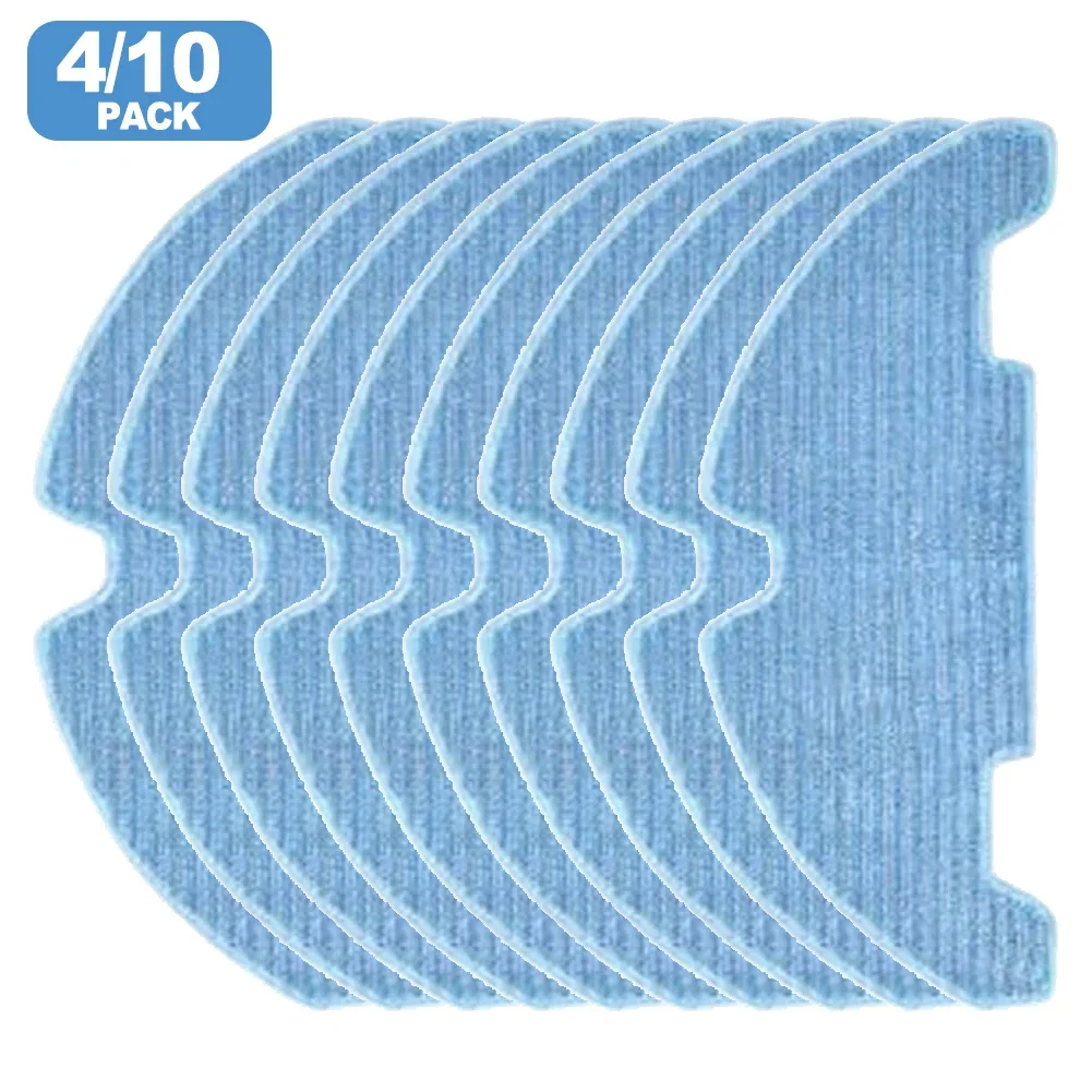 4/10Pcs Mop Cloths For Lefant-M310 Robot Vacuum Cleaner Accessories Replacement Cleaning Mops Cloth Washable Reusable Mop Pads