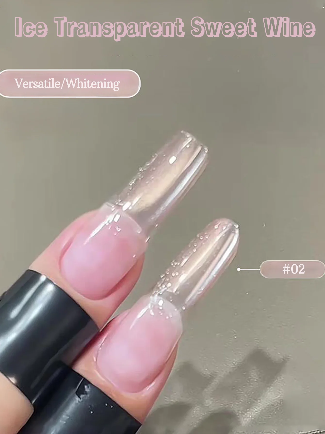 1-6pcs ZH Lente/Zomer Ijs Transparante Zoete Wijnglas Kralen Cat Eye Nagellak Gel nieuwe Flashy Populaire Roze Nagelbenodigdheden