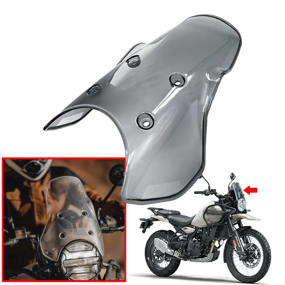 

Motorcycle Accessories Heightened Front Windshield Deflector Fit For Himalayan450 Himalayan452 HIMALAYAN 450 452 2024-2025