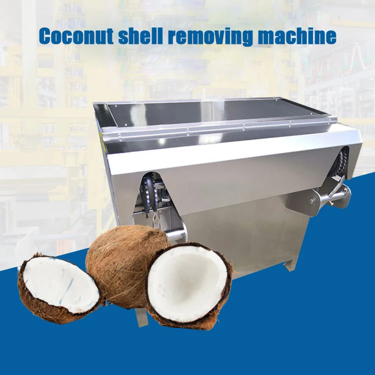 Machine à éplucher les coquilles dures de noix de coco, éplucheur de brun de noix de coco