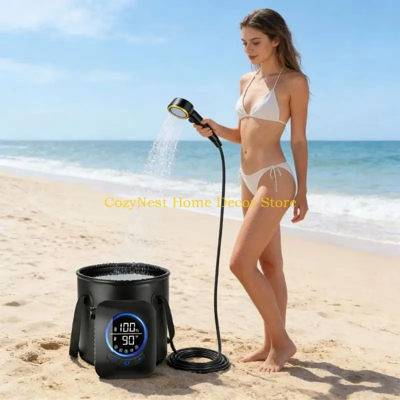 92MF 20L gentle water Bag And Shower Pump Set For Outdoor excursions And Hiking