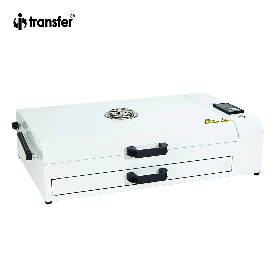 Double-sided Heating Quick Heating Oven A2/A3 + White Ink Heat Transfer with Drawer Oven No-shake Powder Process Heating Device