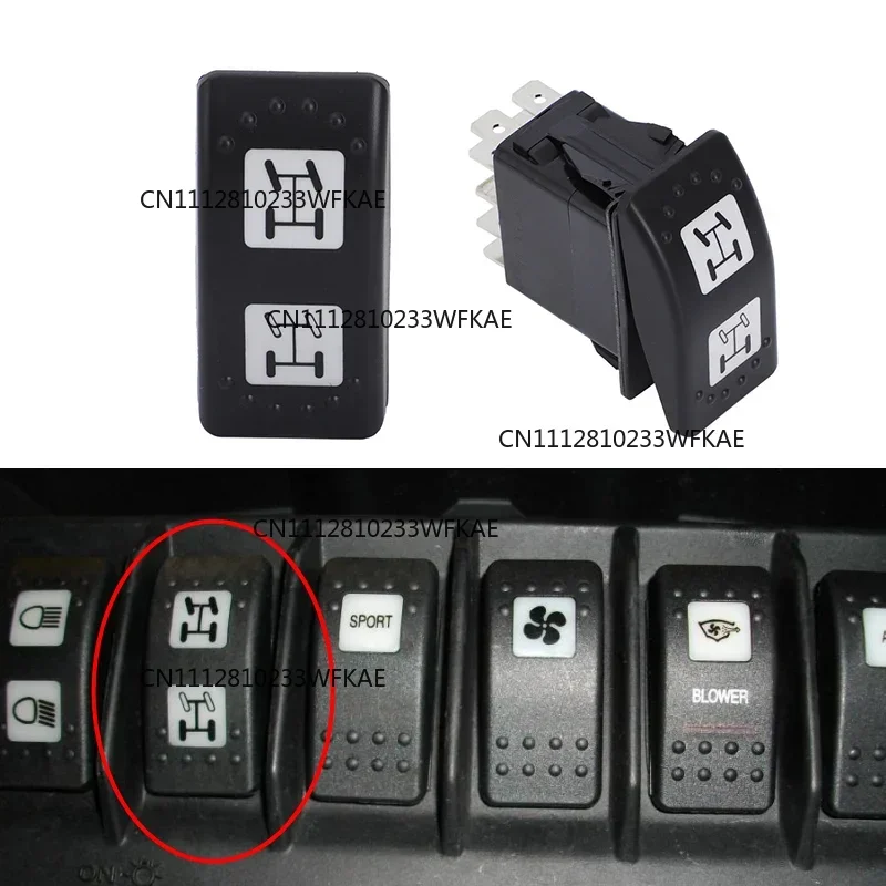 4WD Button Switch 710001737 Four Wheel Drive Switch for Can Am 2011-2017 Commander Maverick OEM 4X4 2011-2017