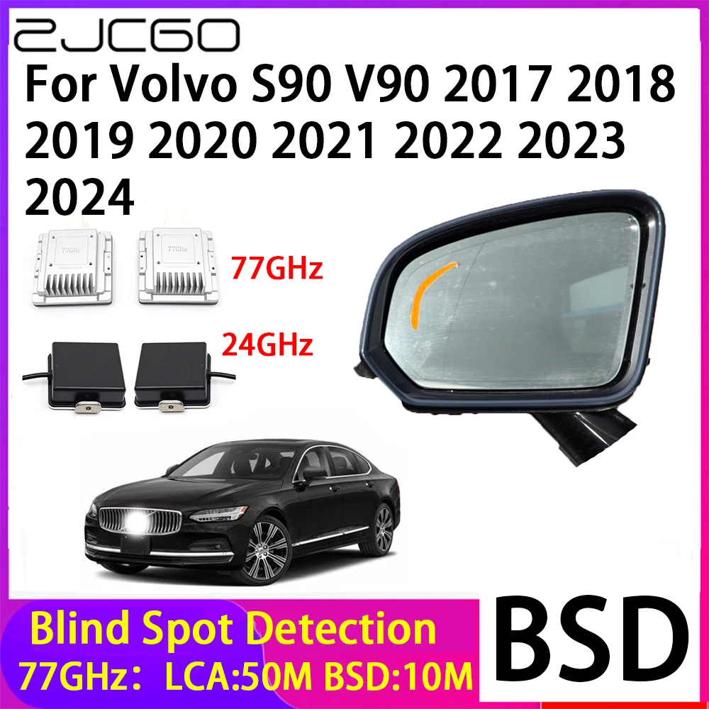 

ZJCGO Car Blind Spot Detection BSD Mirror Rear Radar Detection System for Volvo S90 V90 2017 2018 2019 2020 2021 2022 2023 2024