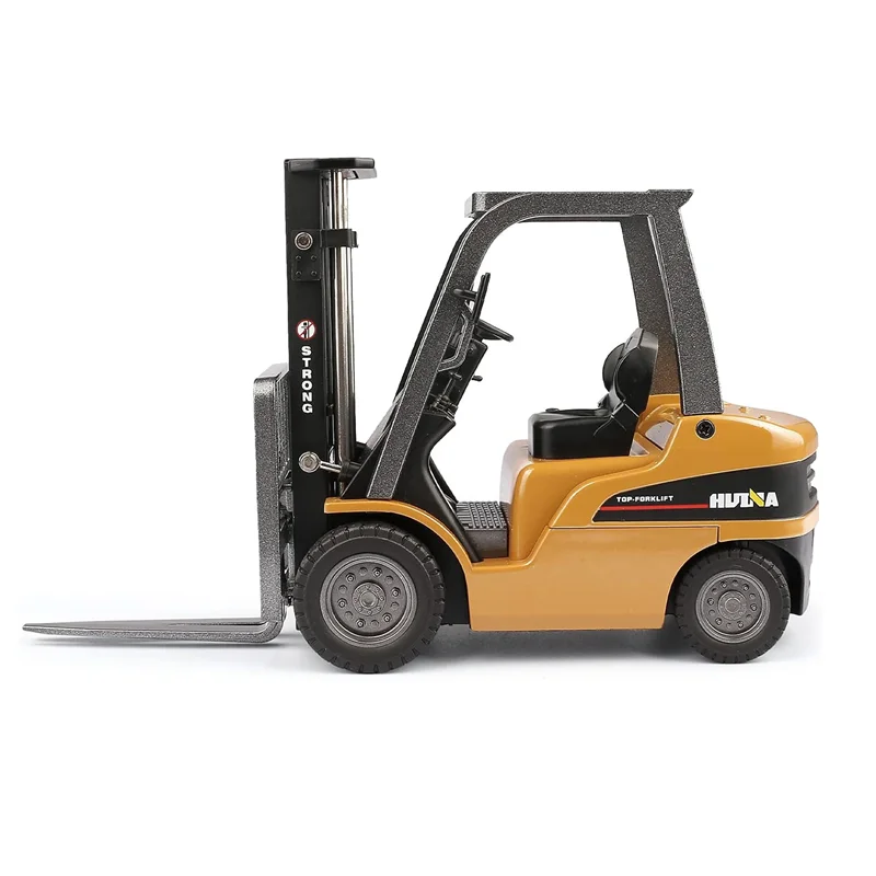 1/50 Scale Diecast Forklift Truck Toys, High Detail Metal Construction Vehicles Model Toy Birthday Gift for Kids