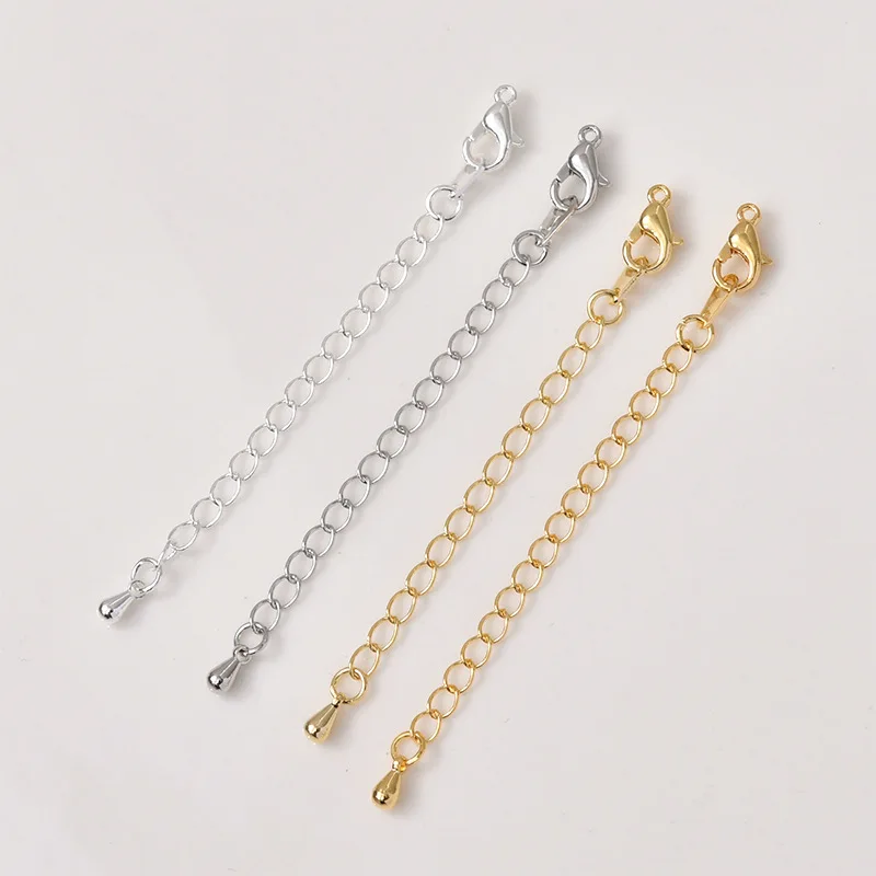 

Медный браслет с покрытием из 14-каратного золота, универсальный, с жемчужным ожерельем, застежкой-карабином, удлинительной цепочкой, материалы для самостоятельного изготовления ювелирных изделий