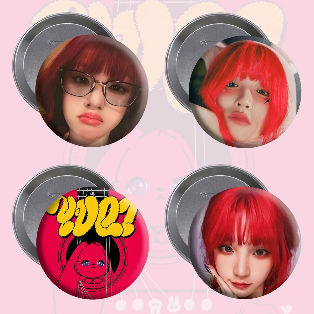 Song Yuqi's Album YUQI Peripheral Emblema Emblema, RABBIT Broche, Album Girl