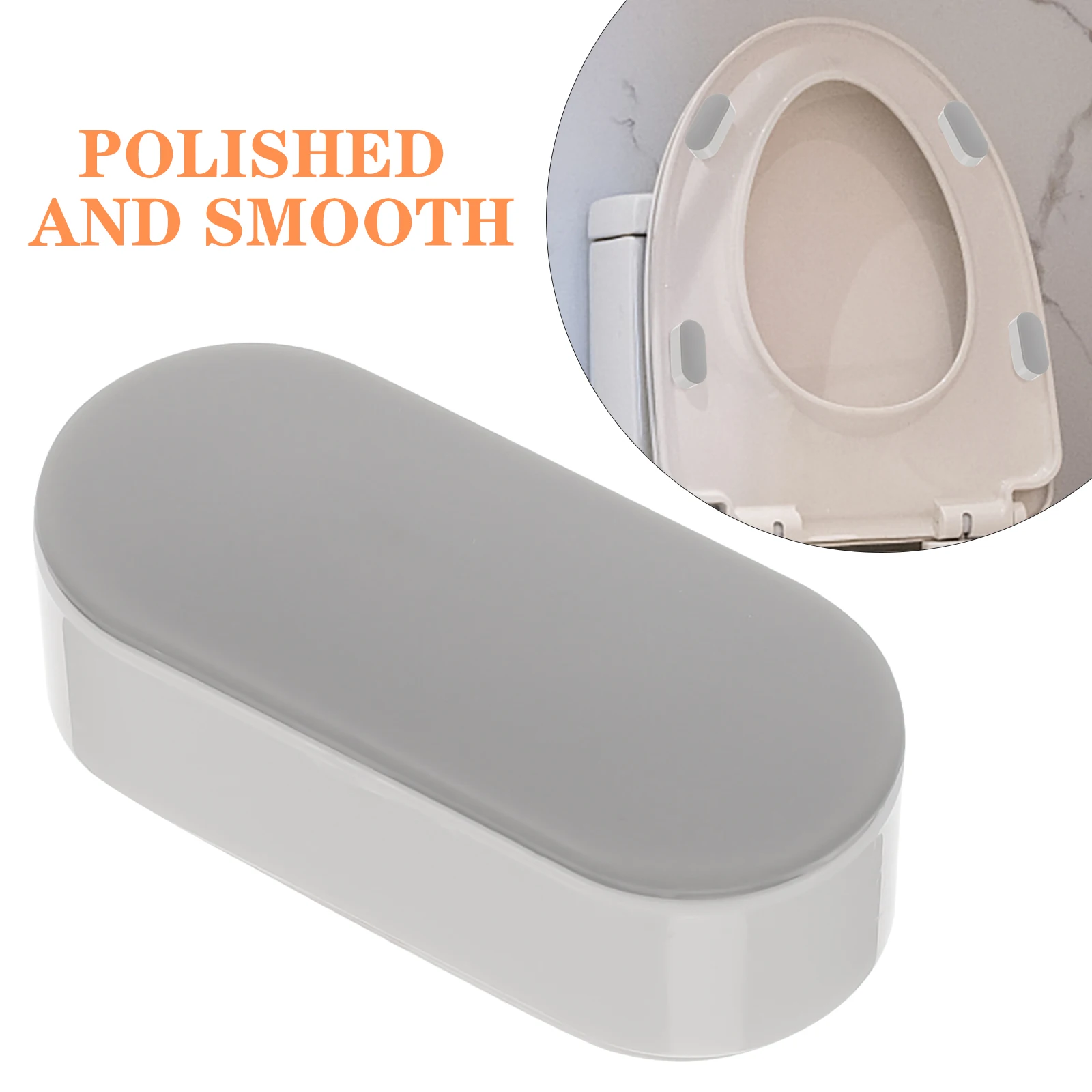 

4pcs Toilet Seat Bumpers Cushioning Pads 1 6cm Buffer Lid Gaskets Replacement Kit Plastic Bidet Attachment Universal Fit