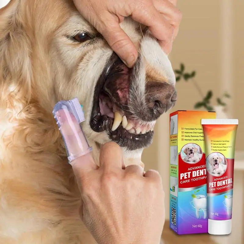 Dog Toothpaste Dog Oral Care Toothpaste Freshens Breath With Flavor Effective And Safe Dog Oral Care Toothpaste With Fragrant