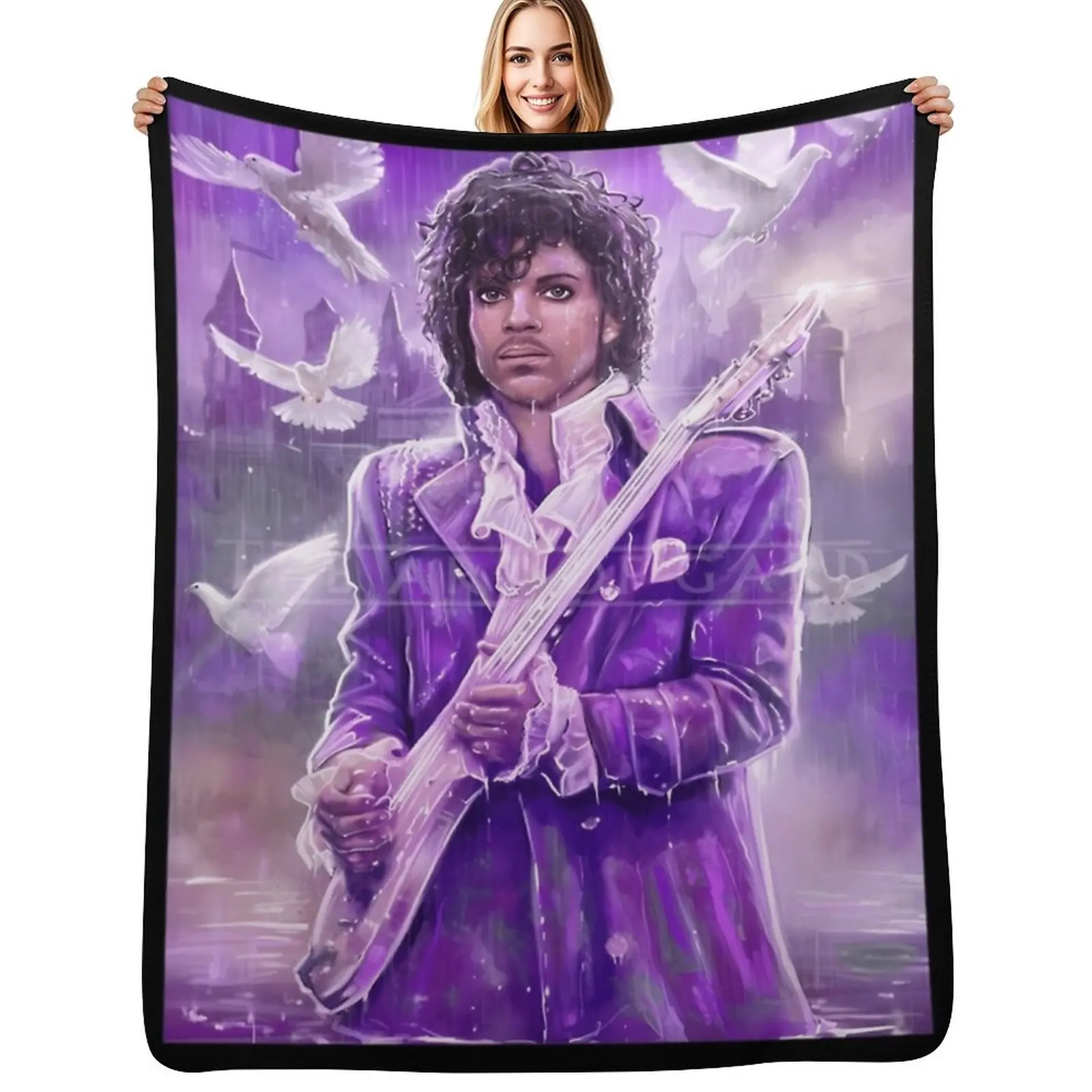 

Prince Musician Art Throw Blanket Stuffeds Single Baby For Baby Blankets