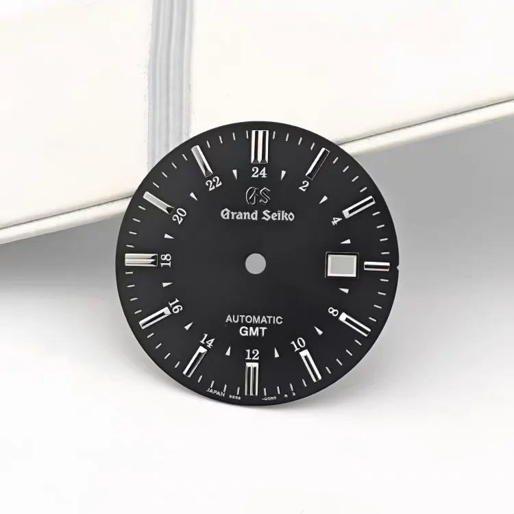 

35mm NH34 dial GS surface sunburst dial NH35 dial mechanical watch case hands set S logo for Seiko mod