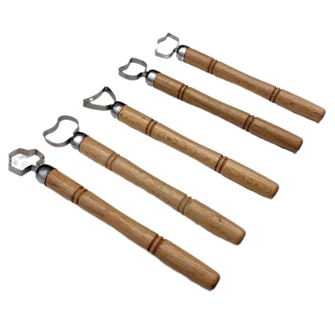 Pottery Tools 5 Pcs/set Teapot Ware Handle Tool Sculpting Scraper Clay DIY Ceramic Pot Handle Clay Strip Forming Modeling Tool view 4