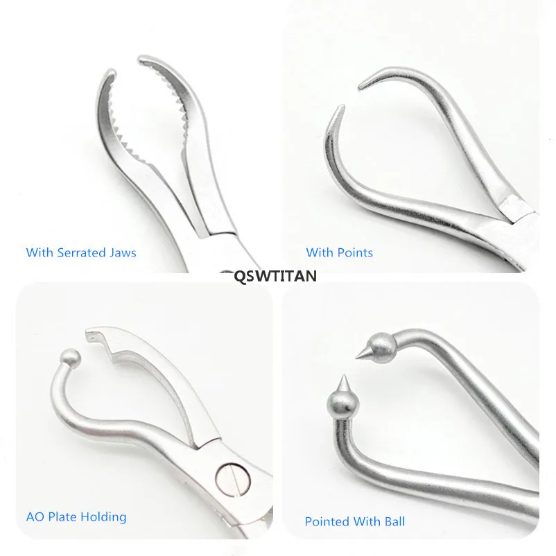 Orthopedic Reduction Forceps with Serrated Jaws Self-locking fixed pliers AO Plate Holding Forceps Orthopedic instrument