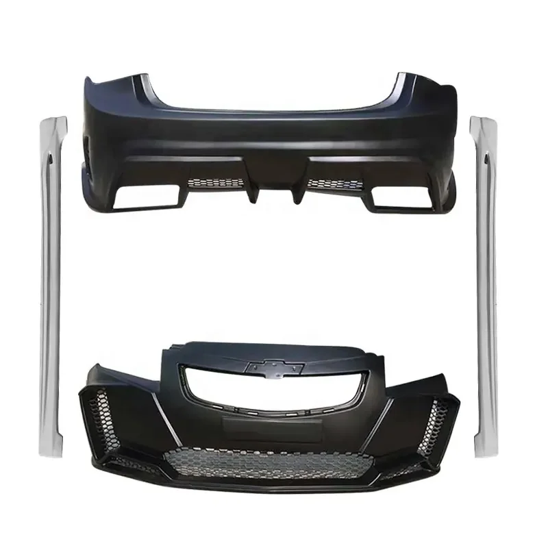 PP Plastic Car Body Kits Transformers Style Front Bumper Rear Bumper Side skirts For  Car bumpers