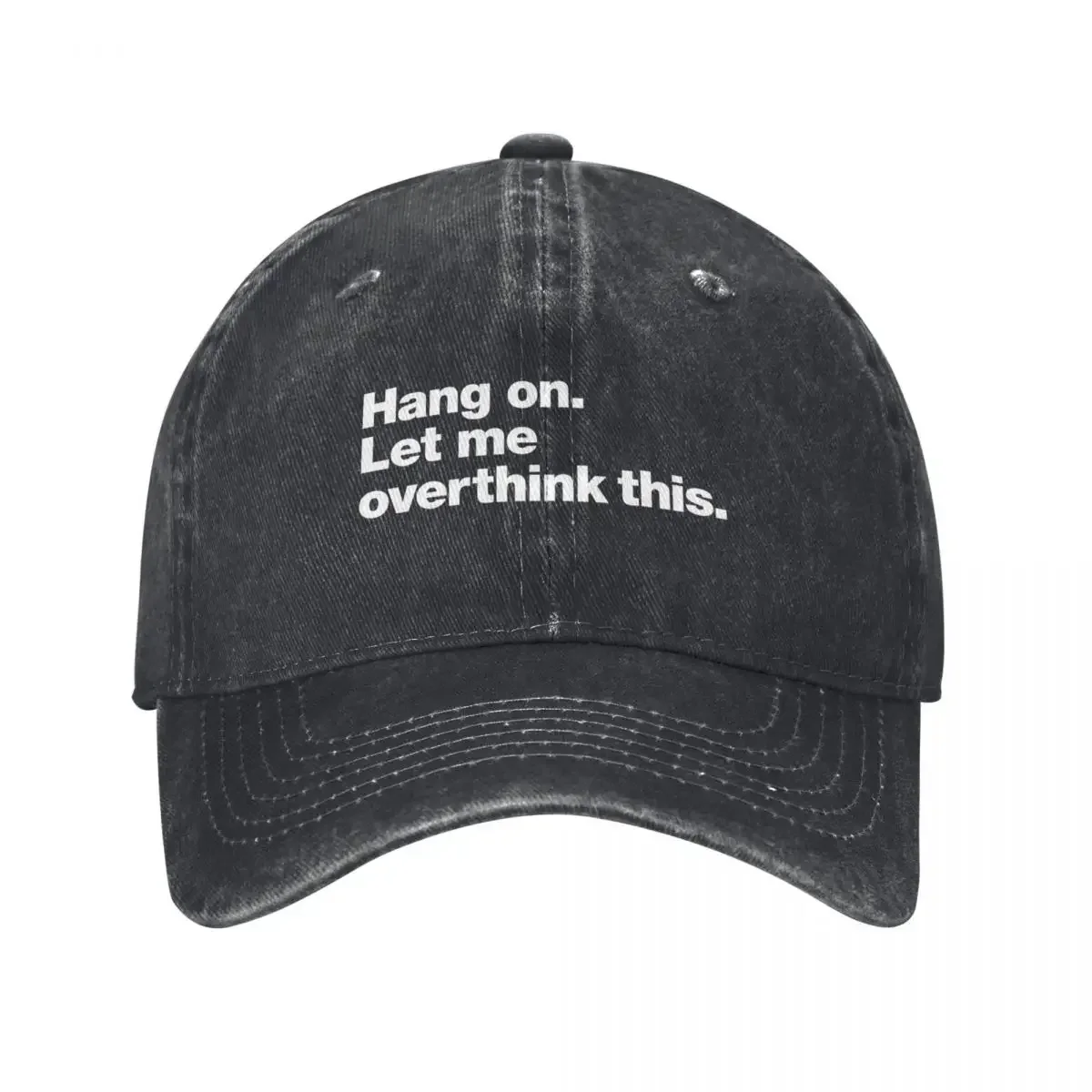 Hang on. Let me overthink this. Baseball Cap dad hat New In The Hat Visor Hats For Women Men's