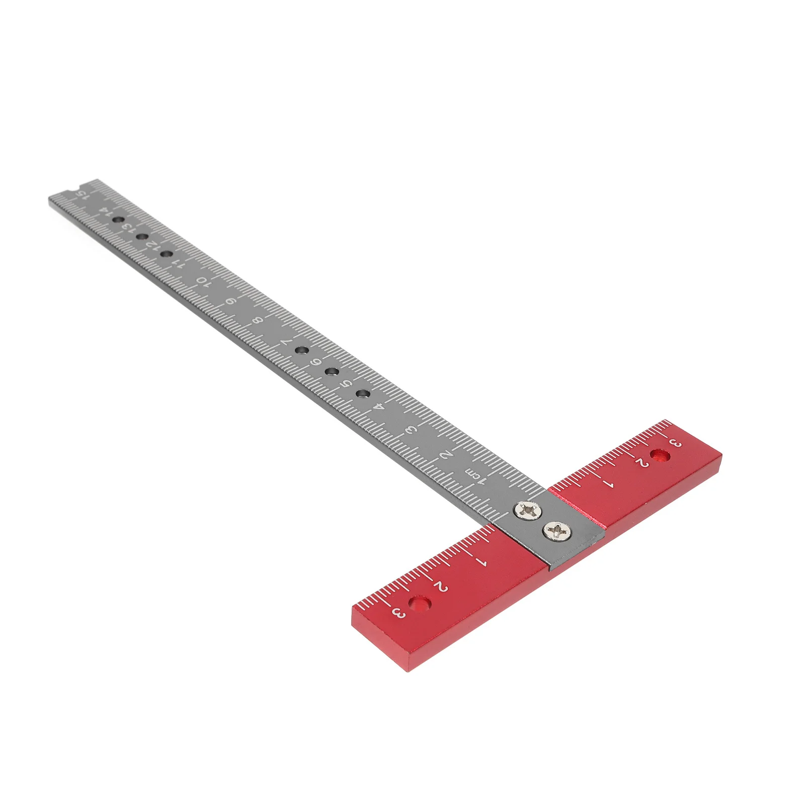 

Ruler Aluminum Alloy 30Cm Precision Measuring Tool For Woodworking Metalworking Construction Straight Edge Angle Guide