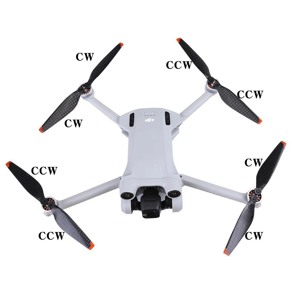 6030F Carbon Fiber Propeller For Mini 3 Pro Props Blade Light Weight Wing Fans For DJI Mini 4 Pro Propeller Drone Accessories
