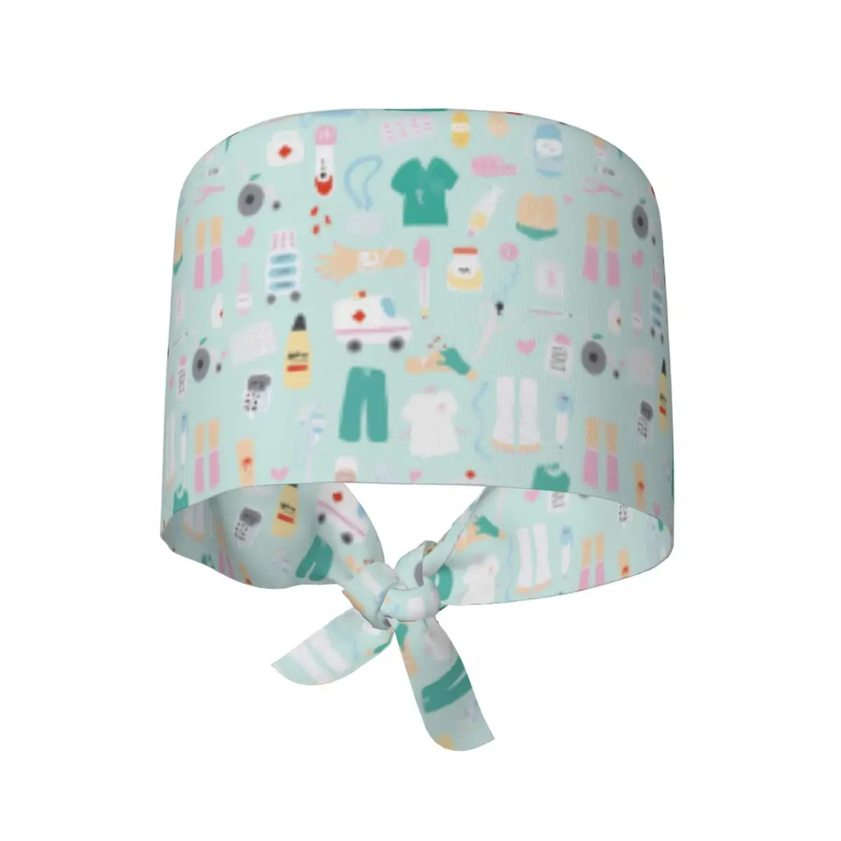 

Enfermera En Apuros Pattern Tooth Check Surgical Caps Nurse Doctor Lab Doctor Spa Working Caps Hat Fashion Men Women Scrub Hat