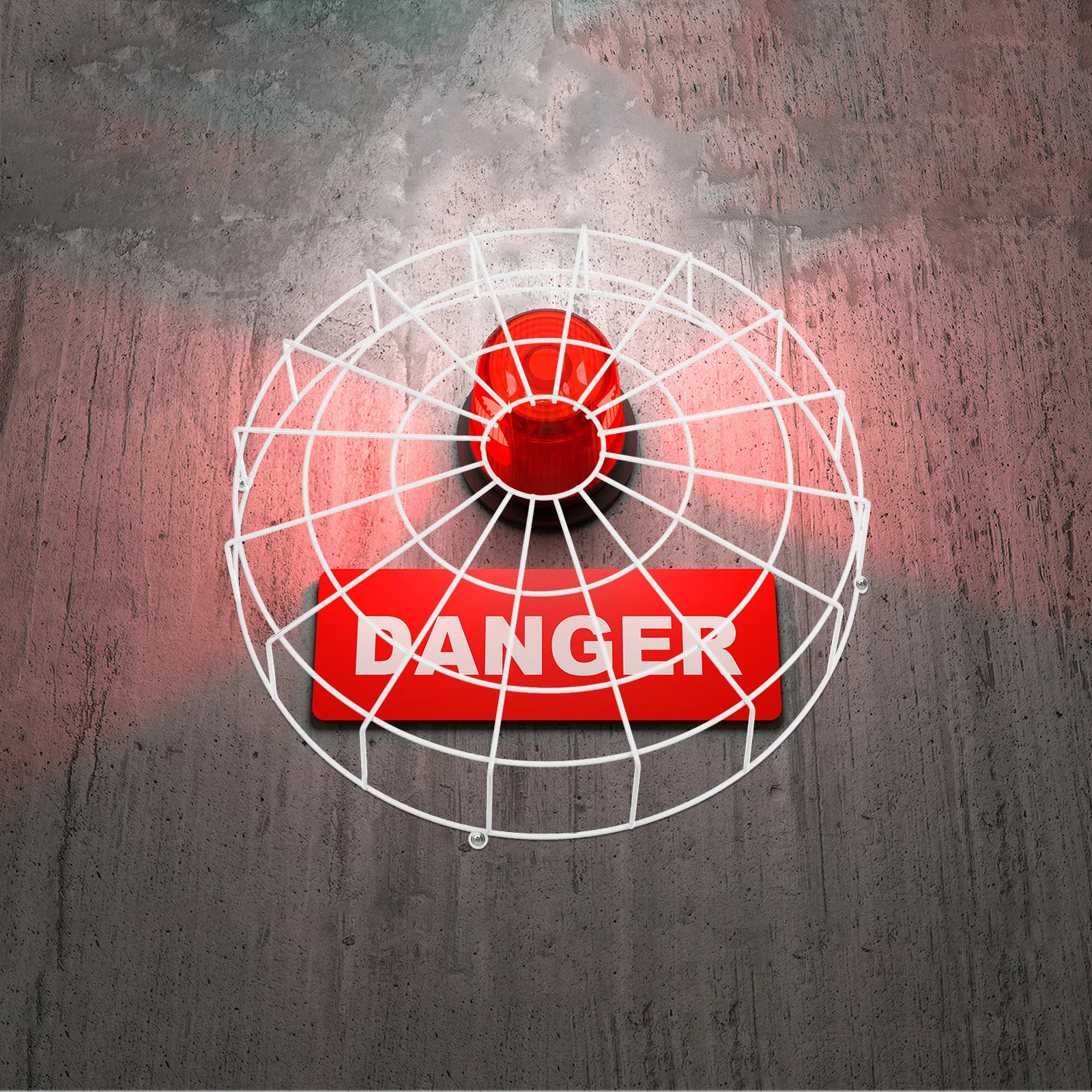 1 مجموعة غطاء سلك ضوء الطوارئ المعادن واقية الحرس قوي الحائط علامة خروج سلك الحرس حامي ضوء الطوارئ