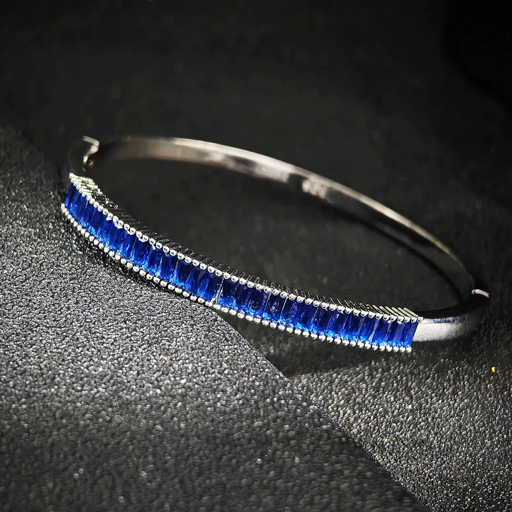 Unique Design Princess silver color Bracelet Bangle for Women Anniversary Gift Valentine's Day gift Jewelry Bulk Sell S6273b