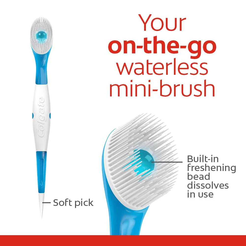 Colgate Wisp Portable Mini Brush On The Go Disposable Toothbrush With Toothpaste Inside For Travel Max Fresh 24 Count Peppermint