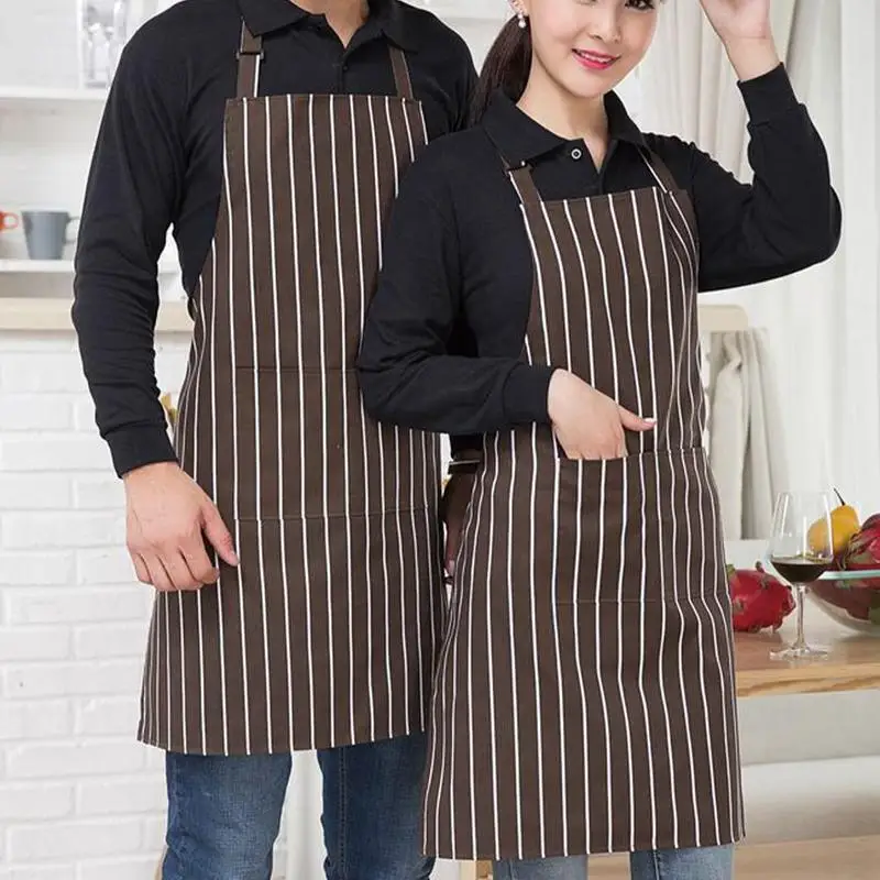 Pack of 2 Unisex Household Aprons with Pocket Kitchen Apron for Chef Restaurant Home Cleaning Serving Gardening Painting Cooking