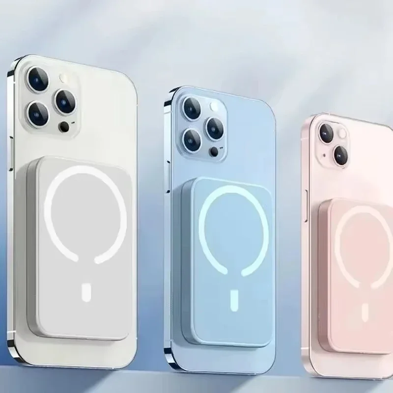 باور بانك مغناطيسي 50000 مللي أمبير في الساعة لاسلكي PD 22.5 وات شاحن سريع لبطارية Magsafe المساعدة المحمولة لهاتف iPhone 17 16 15 14 Xiaomi #6