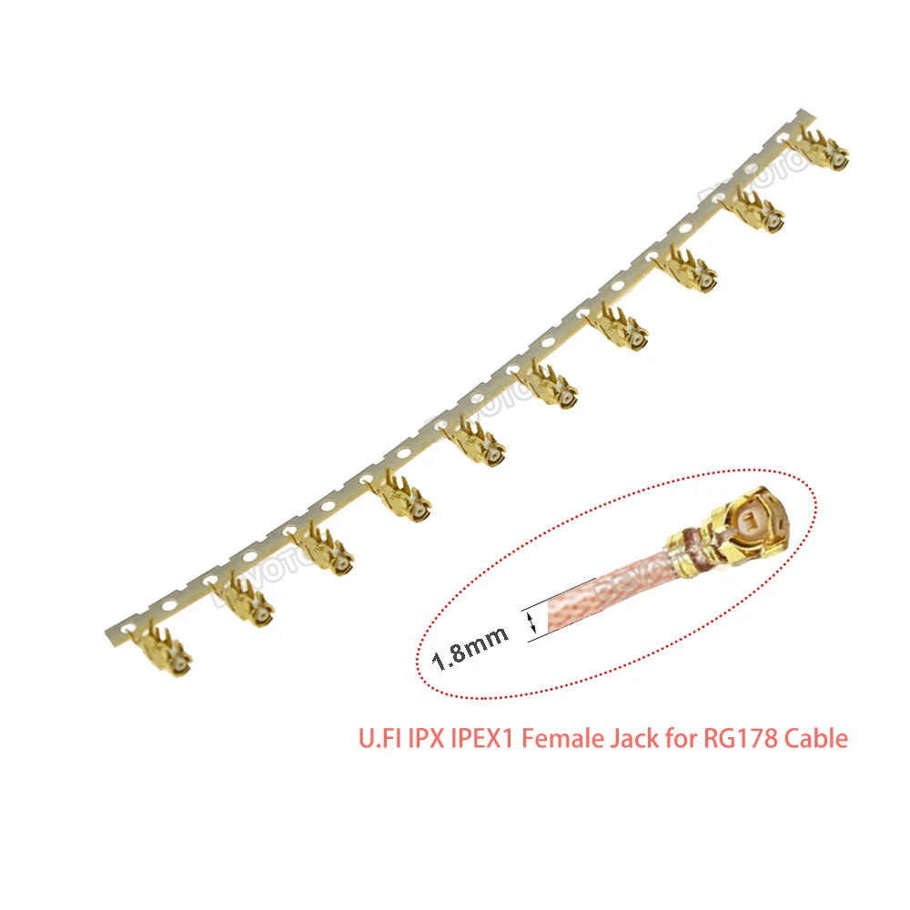 20PCS U.FL IPEX-1 Compatible Female Connectors  SMT Socket WiFi Antenna Base PCB RF Coaxial Antenna Board Terminal