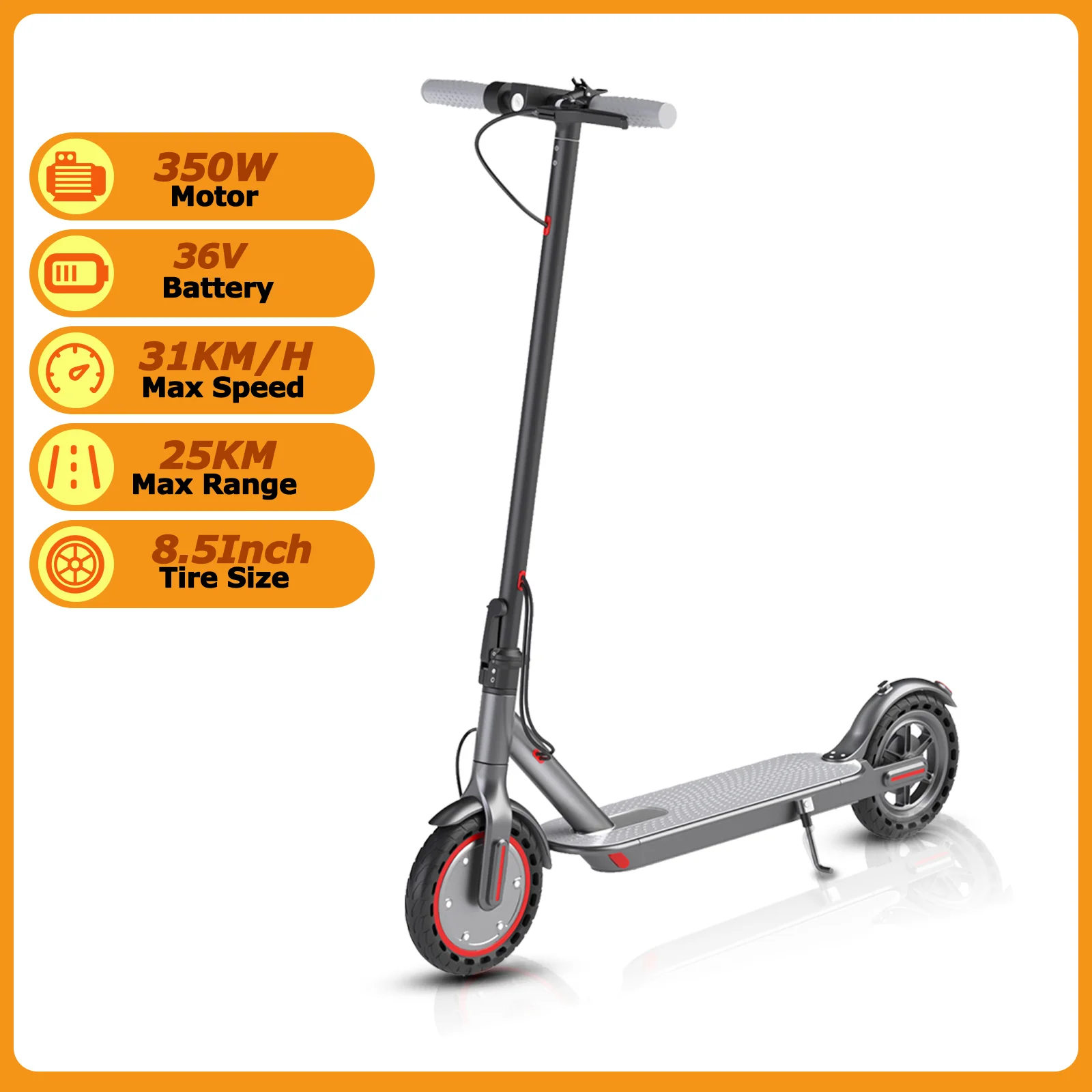 JUICEASE C67Lite Elektrische Scooter 48V13.5Ah High-Cap 1200W Motor 50KM Bereik 50KM/H 10 Inch Vetbanden Off-Road All Terrain Scooter