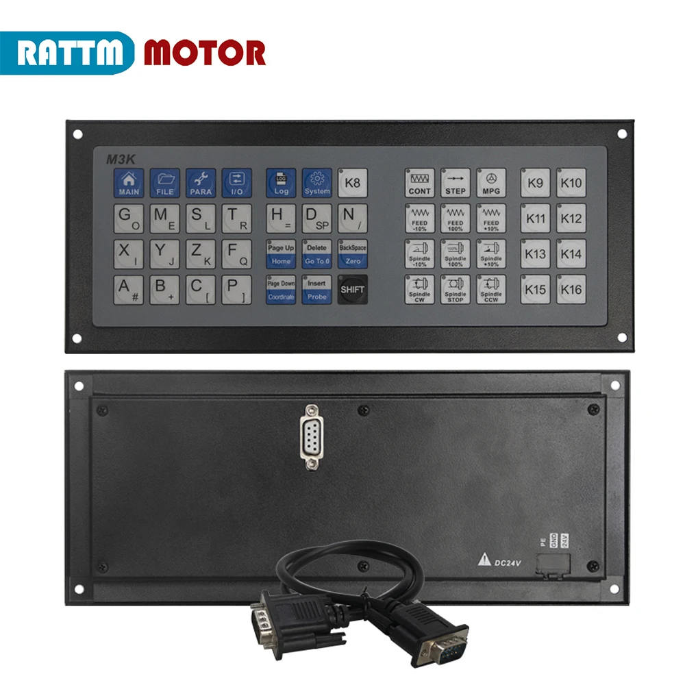 

New M3K Extended Keyboard For CNC Motion controller DDCS Expert 3 / 4 / 5 axis Rattm motor